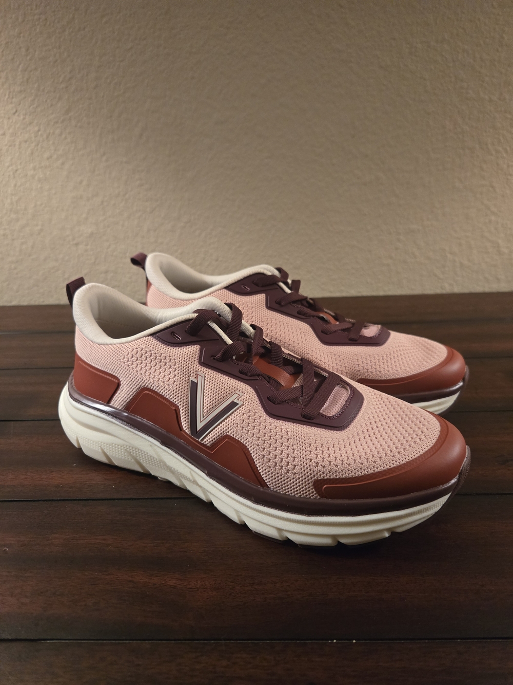 Vionic Pink and Burgundy Women's Sneakers Size 10 Wide